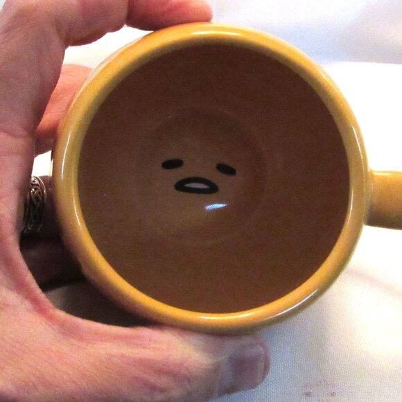 Gudetama by Sanrio The Lazy Egg Yellow Coffee Tea Mug Meh & Bye New w/Tag - Picture 5 of 8